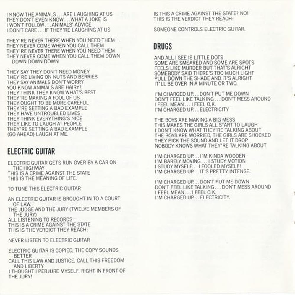 Detalle 2 de Talking Heads『Fear of Music』CD|「I Zimbra」収録、簡潔さと遊び心が光るアルバム