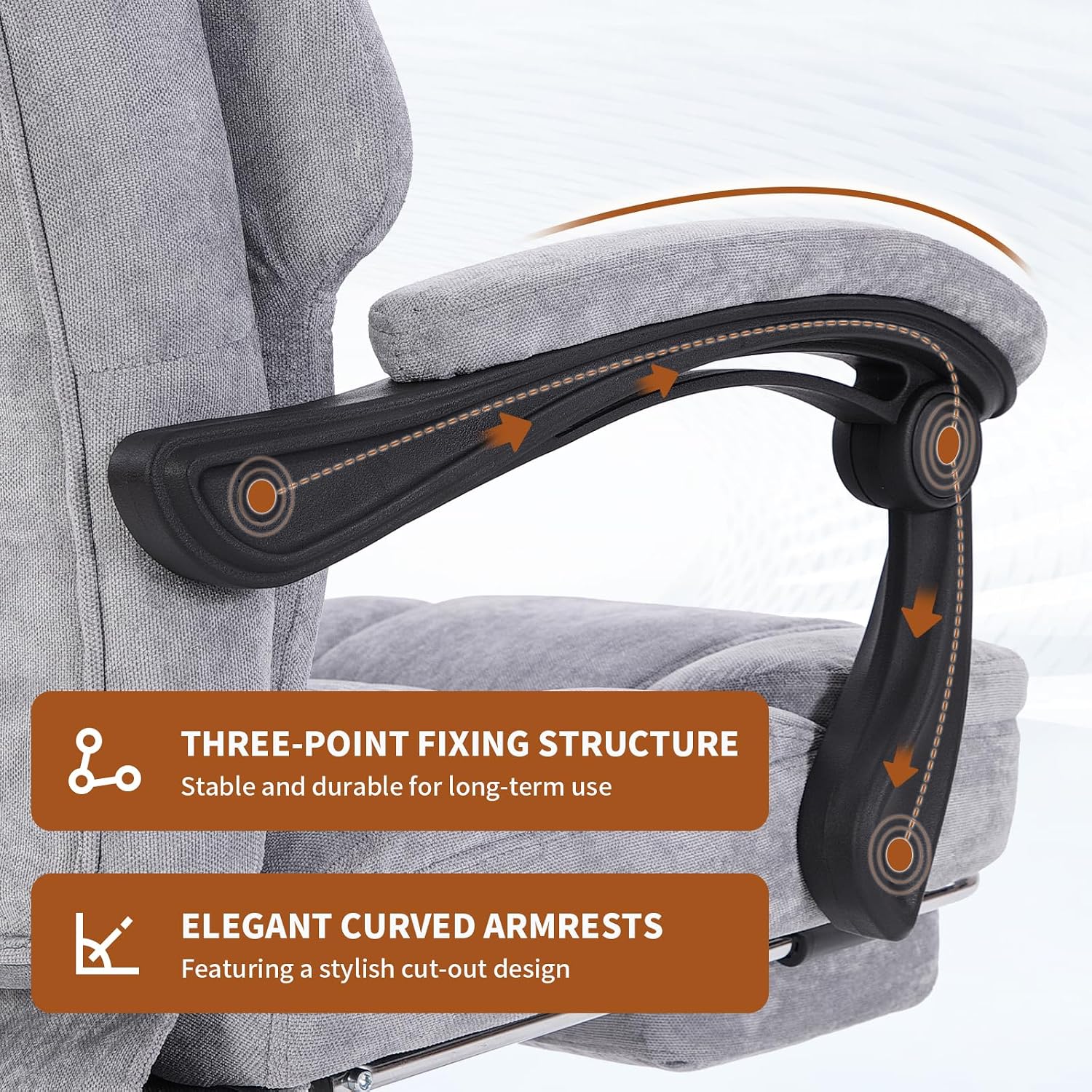 Thumbnail 6 de Zuacs Massage Office Chair, 400 lb