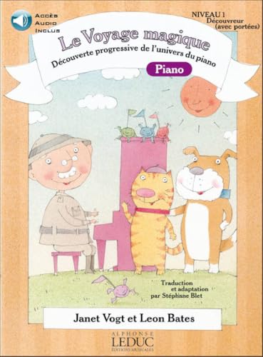 Detalle de Le Voyage Magique Piano Niveau 1 Découvreur – Méthode pour débutants avec CD (Alphonse Leduc)