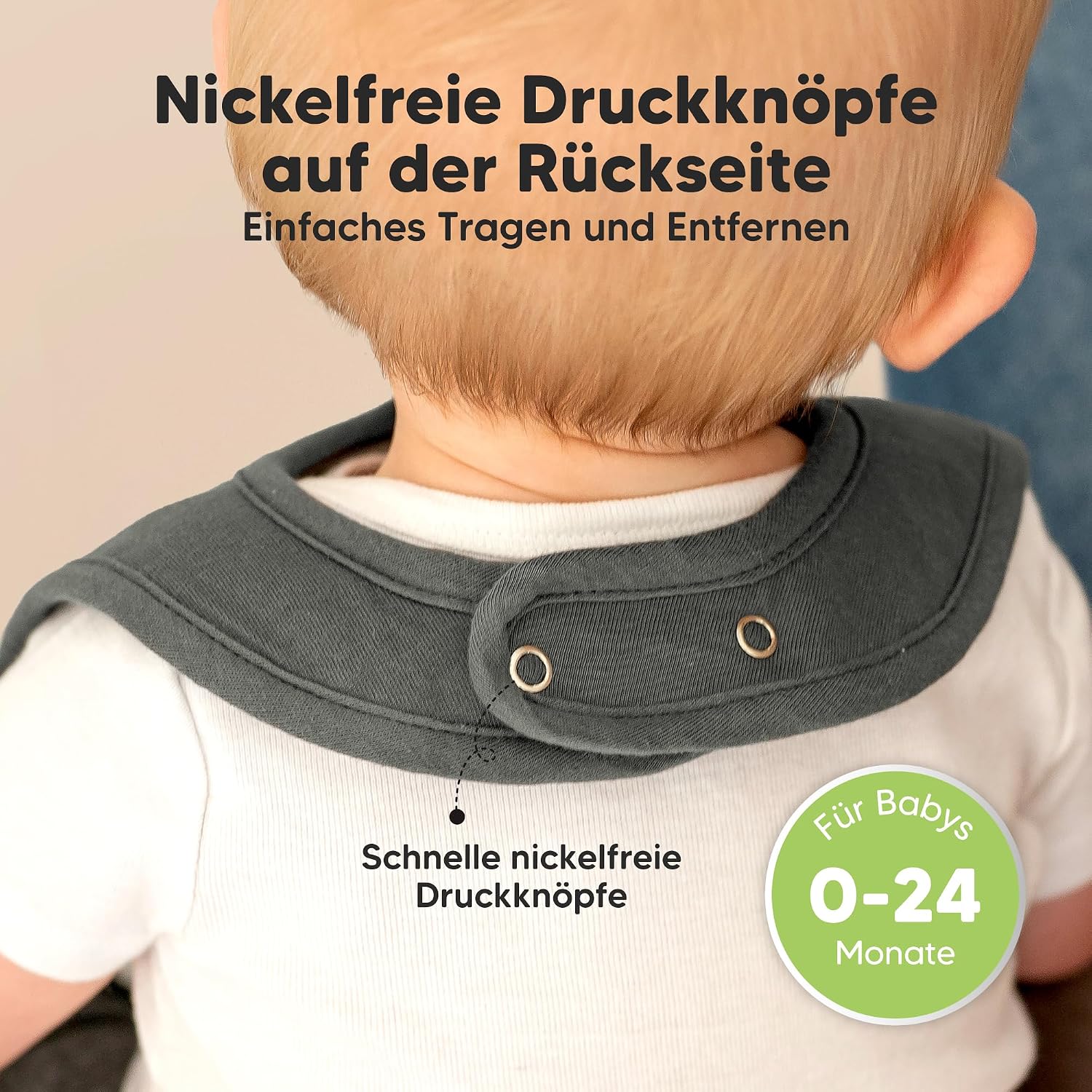 Thumbnail 5 de KeaBabies Coast Bio-Baby-Lätzchen 8-Stück: Unisex, saugfähig, maschinenwaschbar (0–24 Monate)