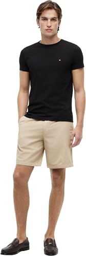Thumbnail 4 de Tommy Hilfiger Uomo T-Shirt Maniche Corte Core Stretch Slim Fit – Nero