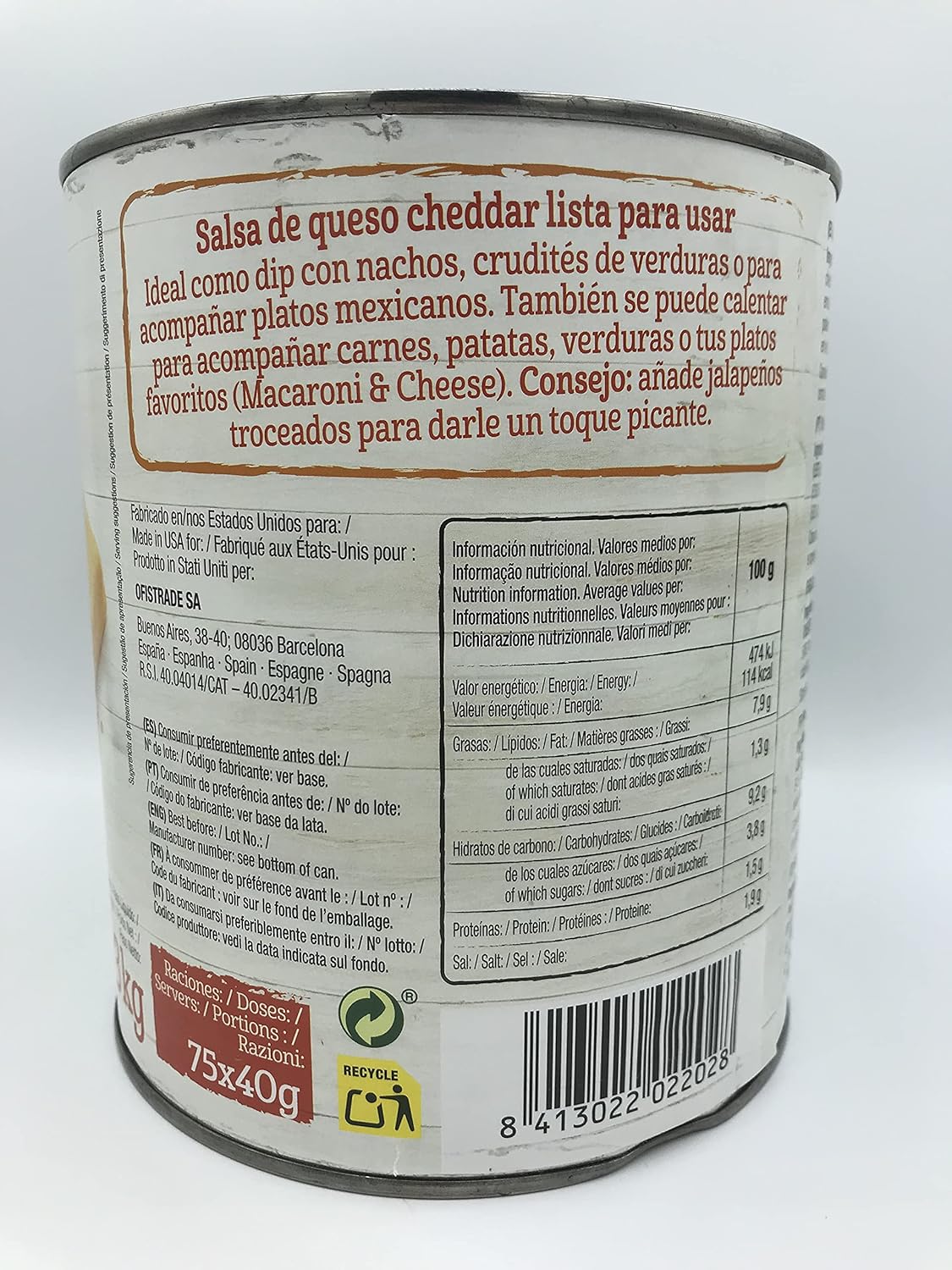 Thumbnail 2 de SAWORS Salsa de Queso Cheddar Líquido con Jalapeño 🧀 3kg