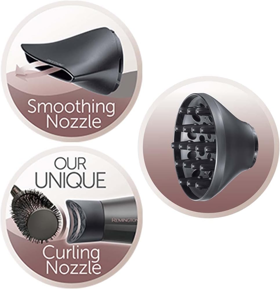 Thumbnail 2 de Remington Haartrockner D5707: 2200W mit Ionen, Turbofunktion und 3 Stylingaufsätzen