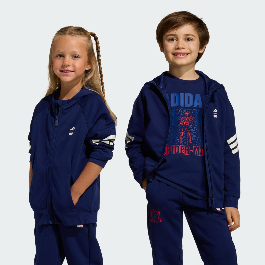 Imagen de Chaqueta deportiva Adidas Marvel Spider-Man azul en OfertitasTOP