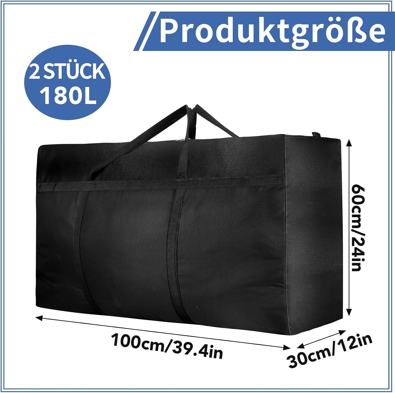 Detalle 2 de Dntorx 2er Aufbewahrungstaschen 180L