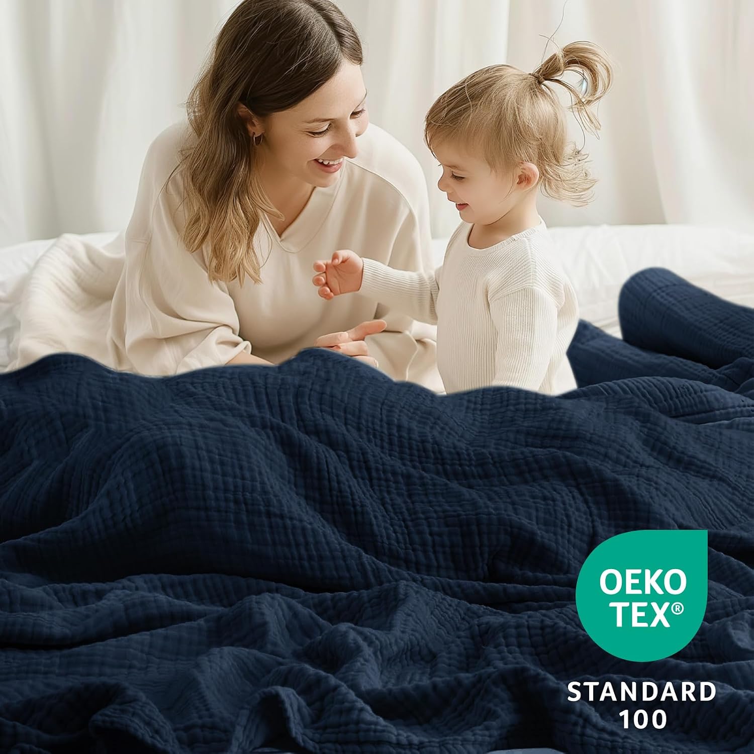 Thumbnail 4 de Kozyhvn King 100% Cotton Muslin Blanket