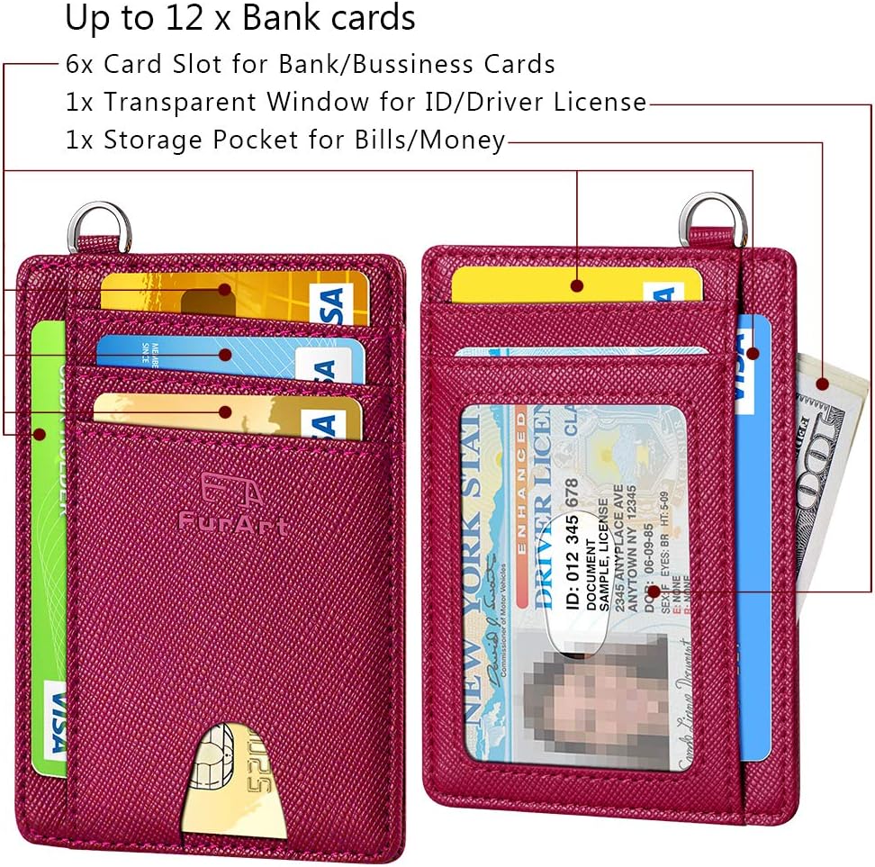Thumbnail 5 de FurArt Credit Card Holder Wallet 8‑card