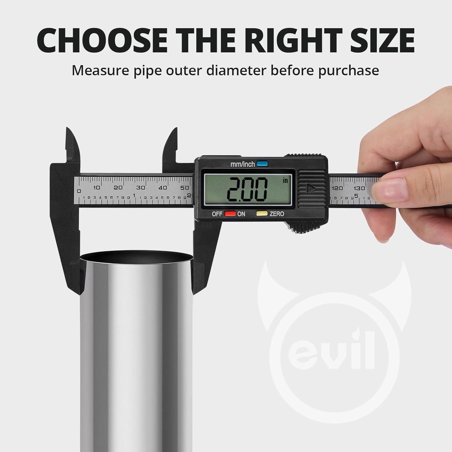 Thumbnail 2 de Exhaust clamp 2.0 inch stainless EVIL ENERGY
