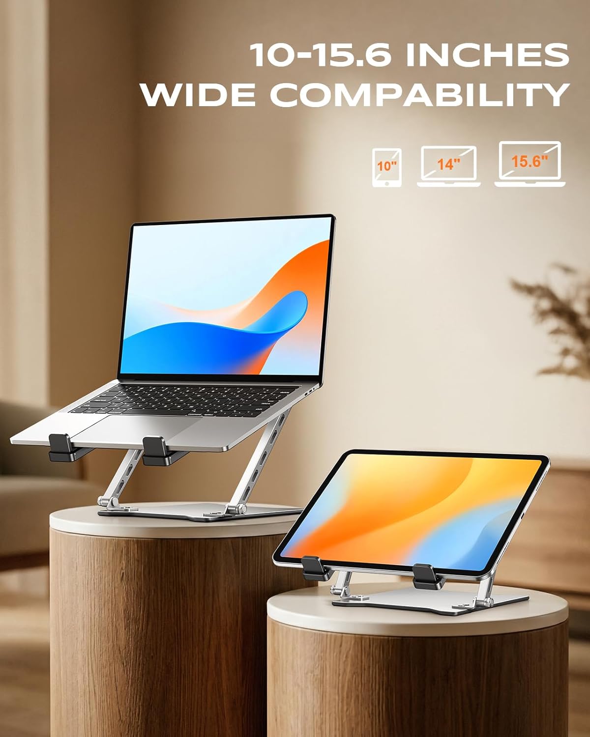 Thumbnail 5 de Babacom Ultra-Slim Portable Laptop Stand (Height Adjustable, Foldable) for 10–15.6-inch laptops