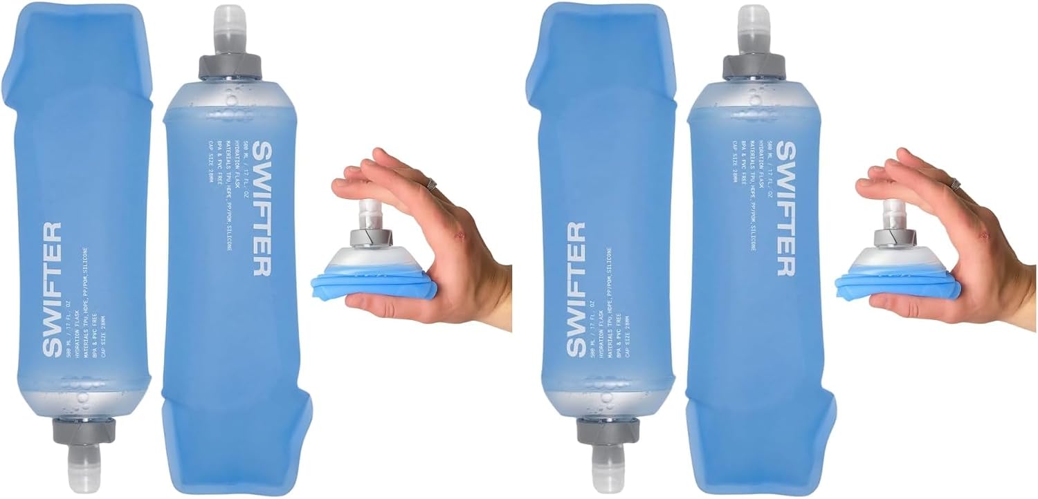 Detalle 2 de SWIFTER 2x Soft Flask 500ml collapsible running bottle