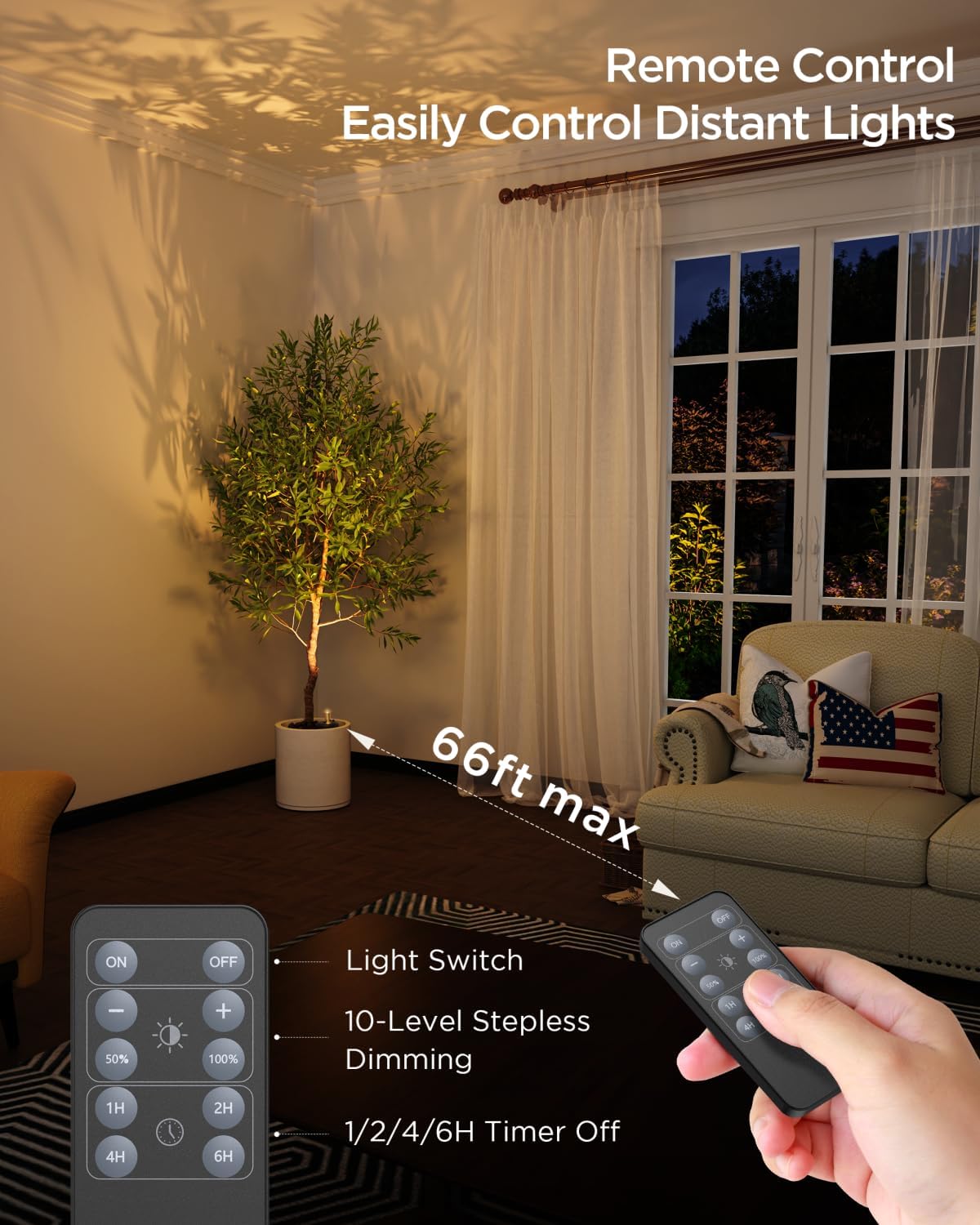 Detalle 2 de Rechargeable LED Spotlights, 2-Pack