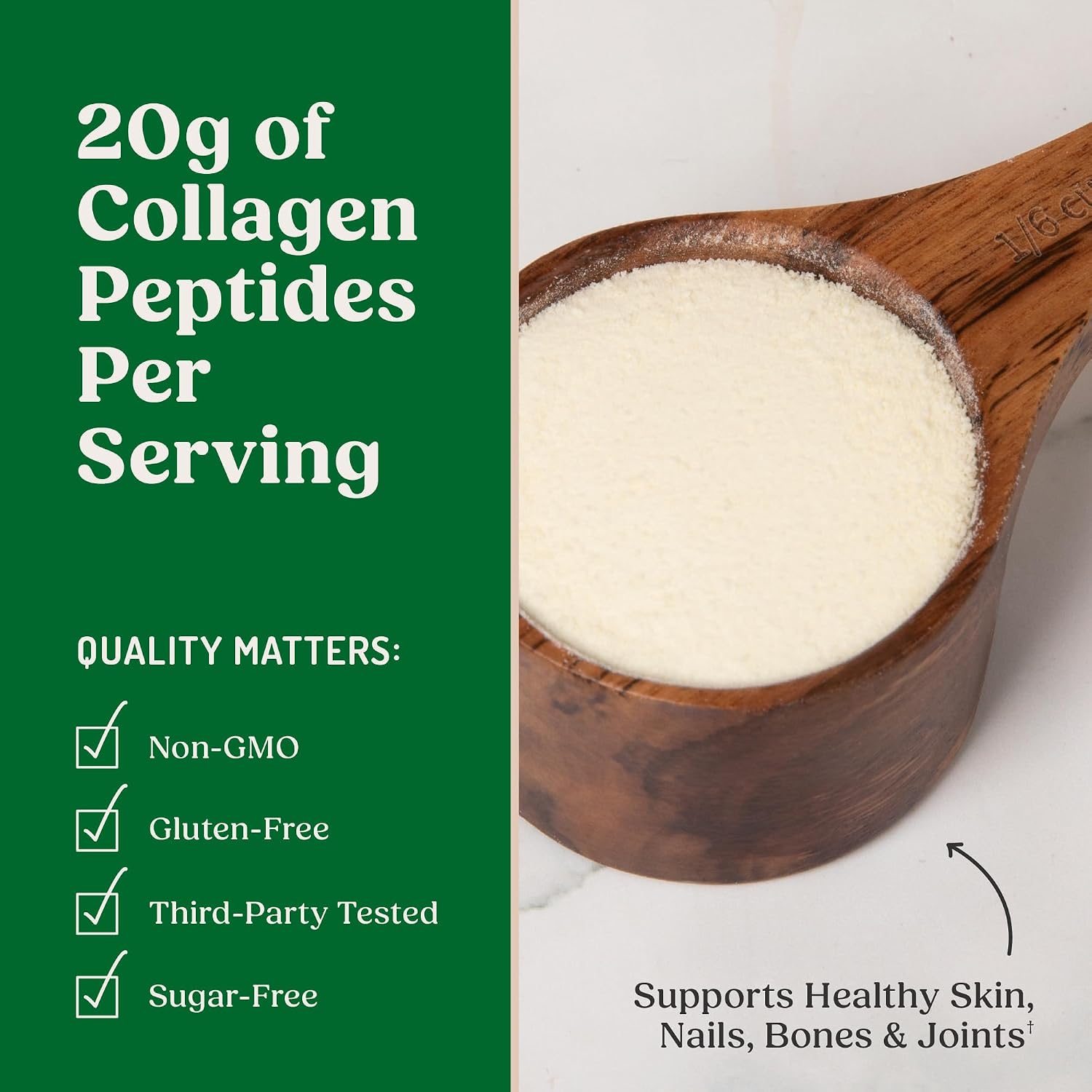 Thumbnail 4 de Bulletproof 0815709024253 Unflavored Collagen Peptides Powder, 20g per Serving