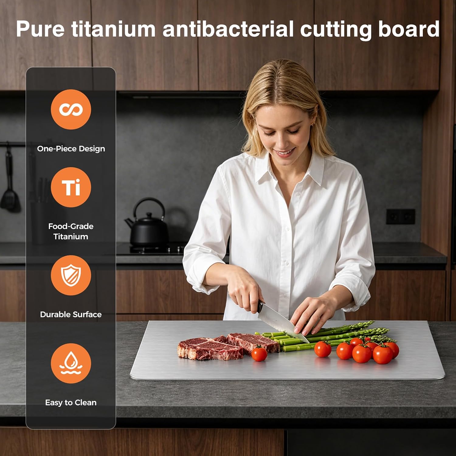Detalle de Titanium Cutting Board 20 x 16 Inch
