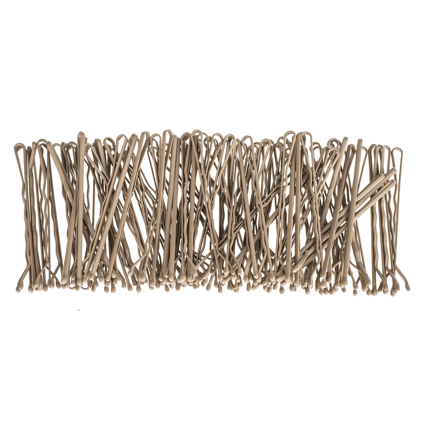 Detalle de HAARallerliebst 100 Haarnadeln – 5 cm Bobby Pins Beige für Blonde Haare | Pinke Box