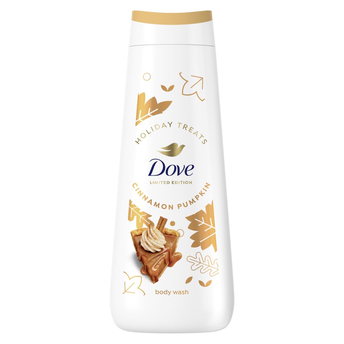 Detalle de Dove Cinnamon Pumpkin Pie Body Wash, 20 oz, Limited-Edition Holiday Scent