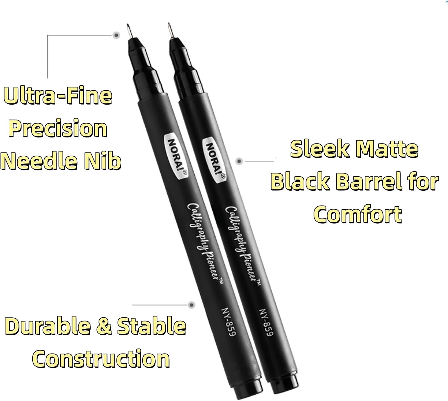 Thumbnail 3 de SKYGLORY 18 Pack Fineliner Pen Set for Beginners – 8 Black (0.05–0.8mm) + 10 Assorted Colours (0.5mm)