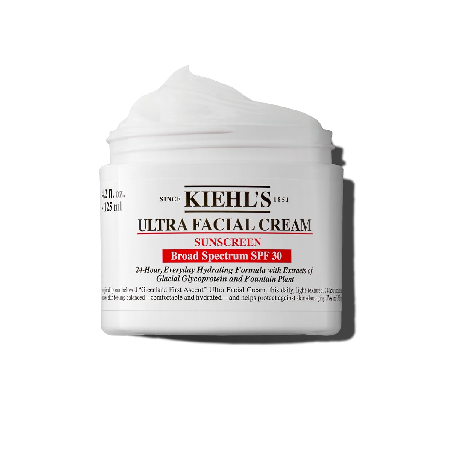 Detalle de Kiehl's S2273400 Ultra Facial Cream SPF 30 Moisturizer with Squalane