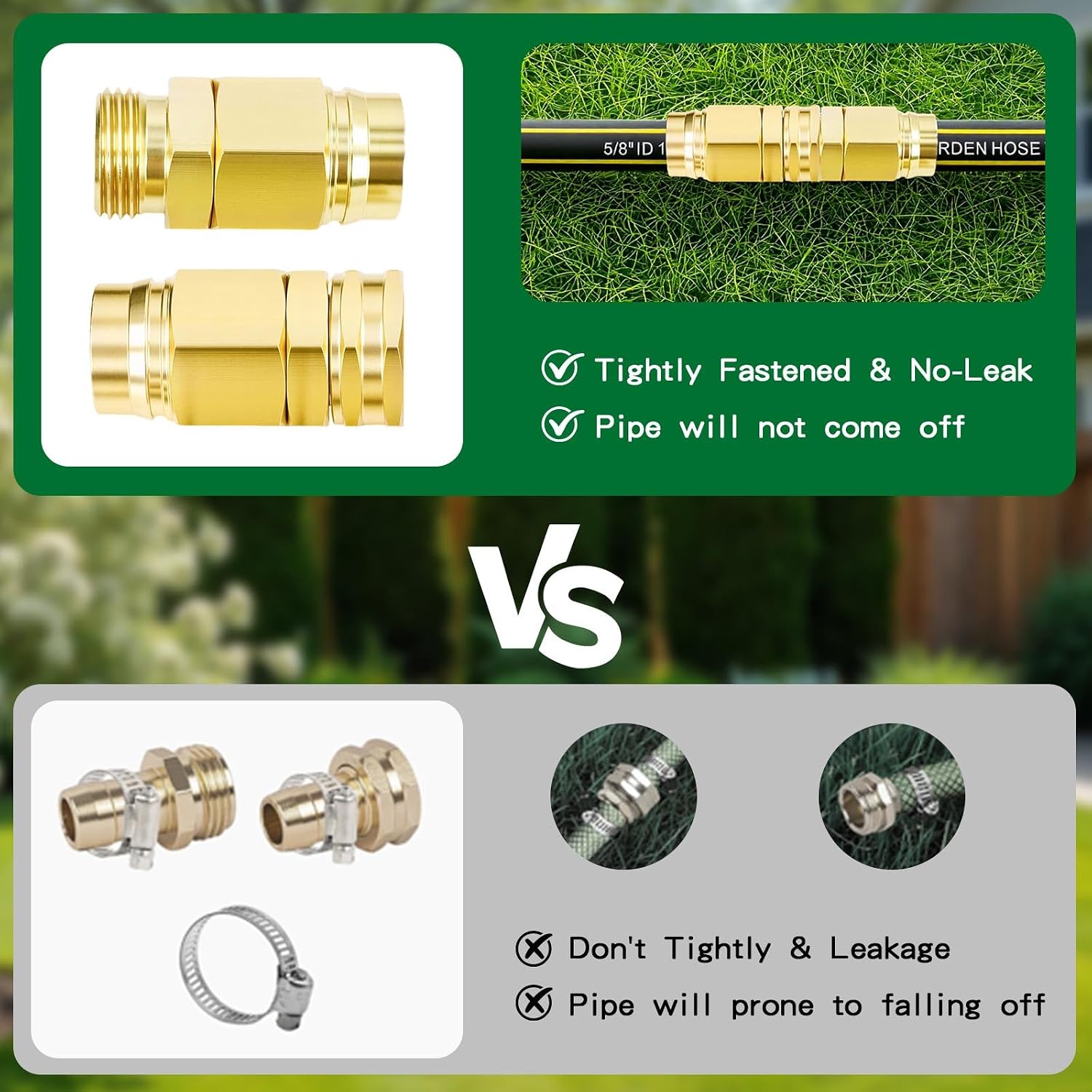 Detalle de Garden hose repair kit for 5/8-inch hoses