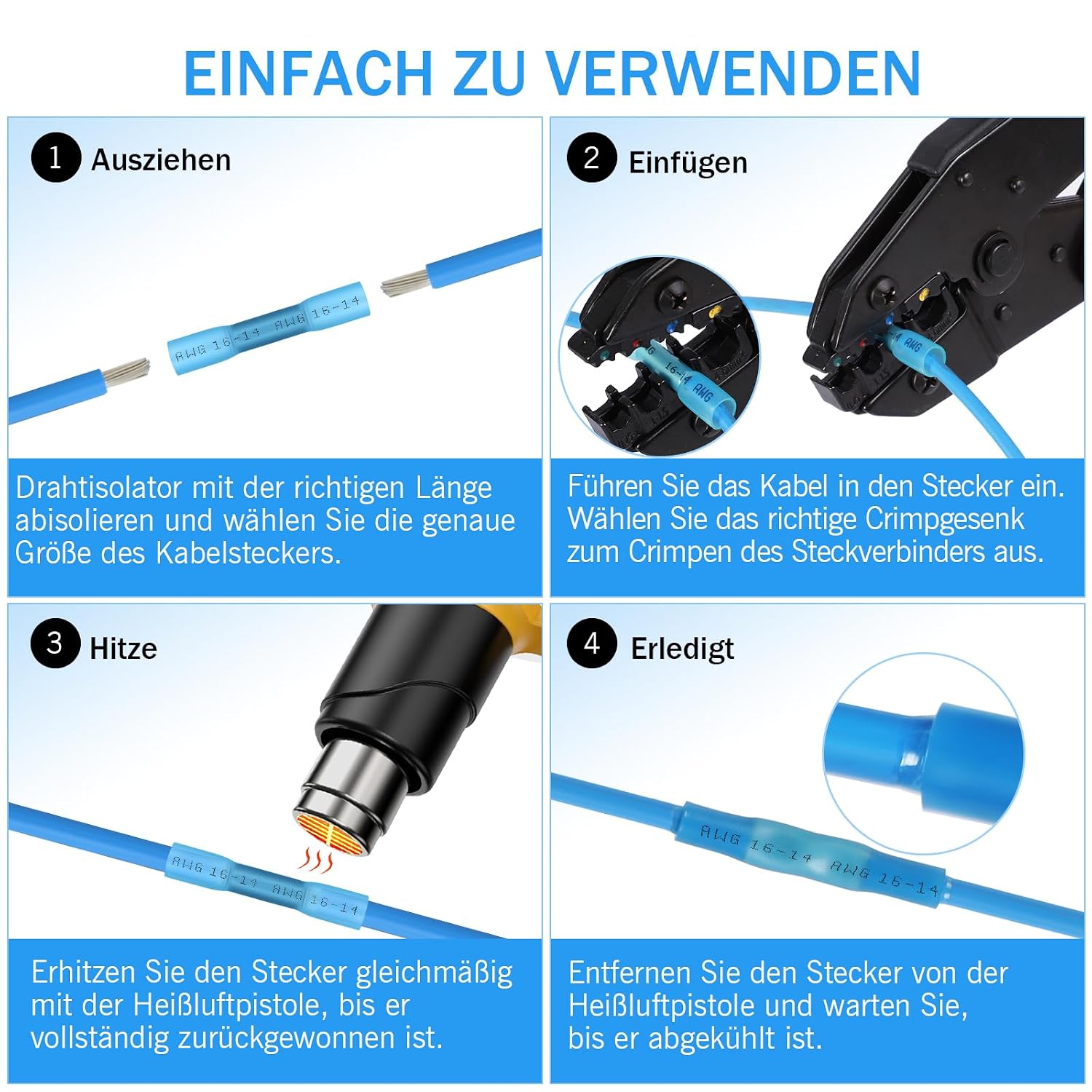 Thumbnail 6 de Kuject Quetschverbinder Set 100 Stück