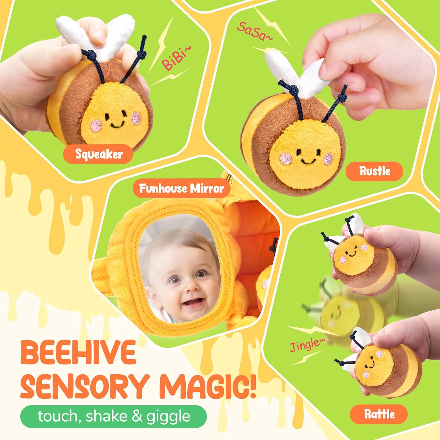 Thumbnail 3 de Baby beehive sensory toy 6–12 months