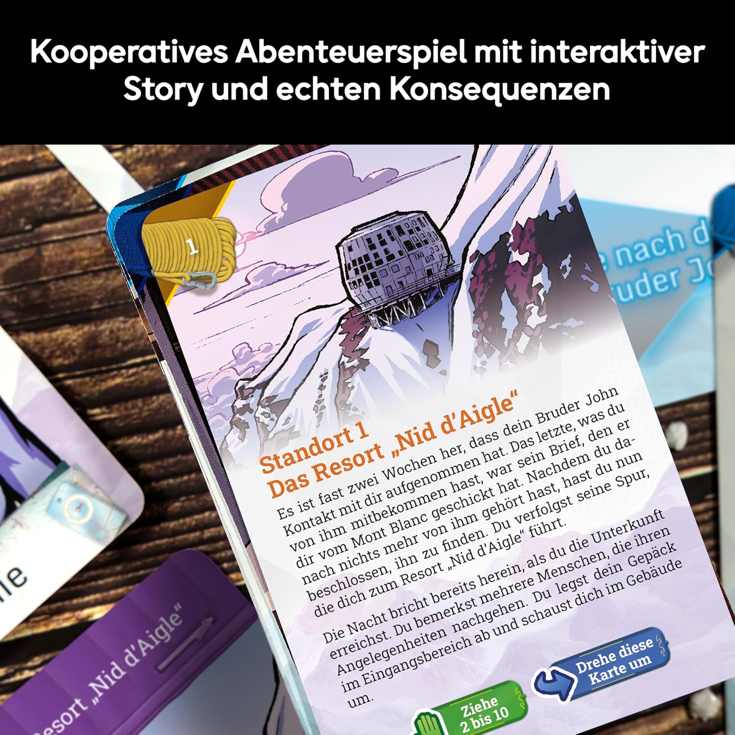 Thumbnail 2 de Ravensburger 24849 Back Tales – Verschollen unter dem Eis: Kooperatives Mystery-Abenteuer für 1–6 Spieler ab 10 Jahren