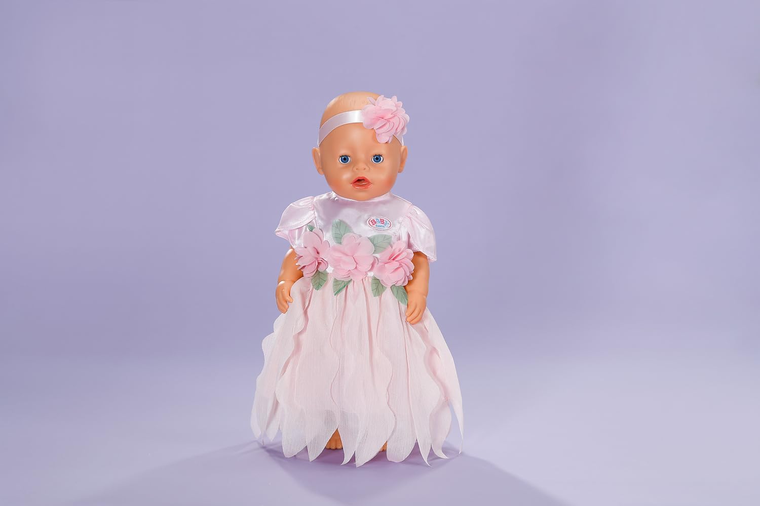 Thumbnail 6 de BABY born Flower Fairy Outfit for 43 cm Dolls, Pink Dress and Headband