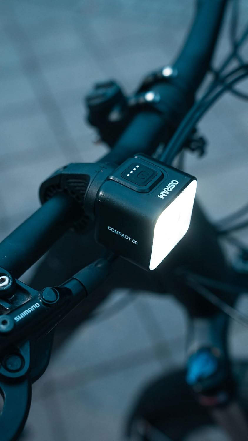 Thumbnail 1 de OSRAM LEDsBIKE COMPACT 50 SET: luci ricaricabili anteriori e posteriori omologate StVZO