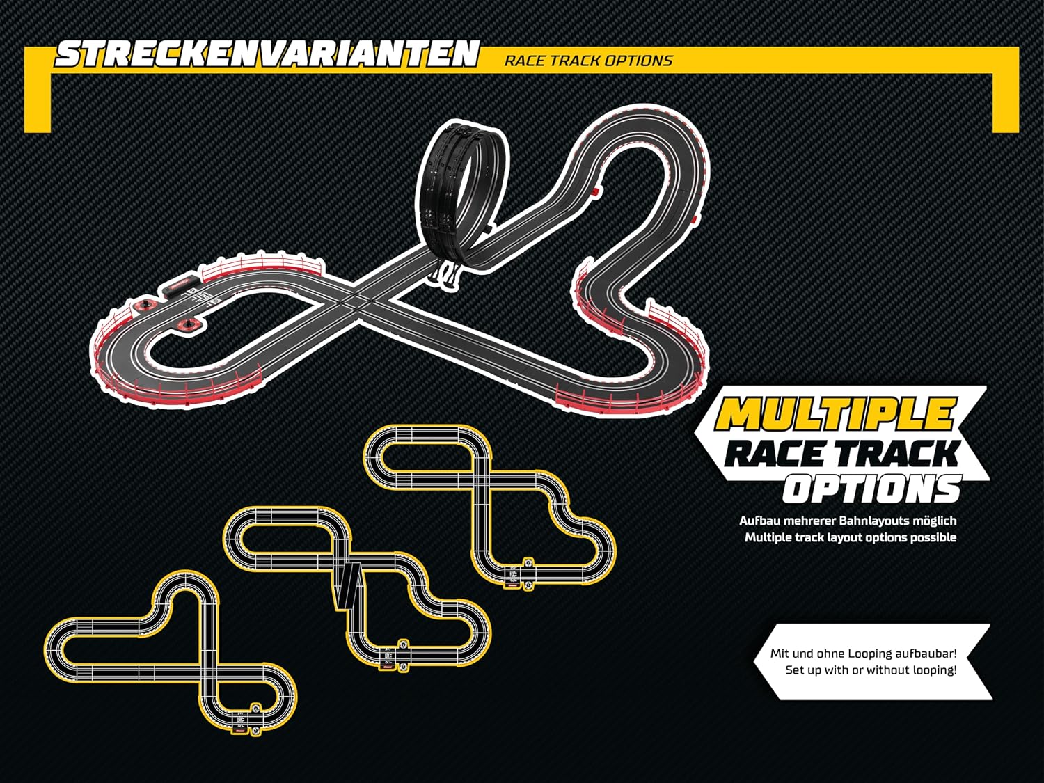 Thumbnail 6 de Super Formula Wireless – Circuit F1 sans fil 1:43 avec deux voitures Ferrari et McLaren