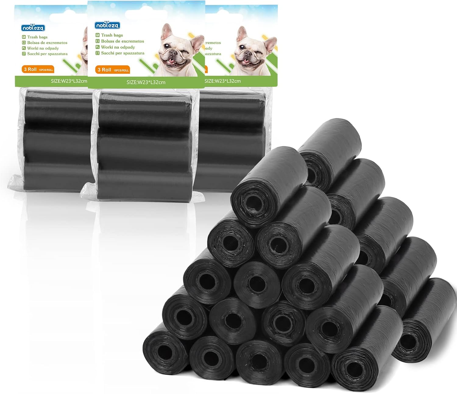 Detalle de Nobleza Bolsa excrementos perros 1080 uds