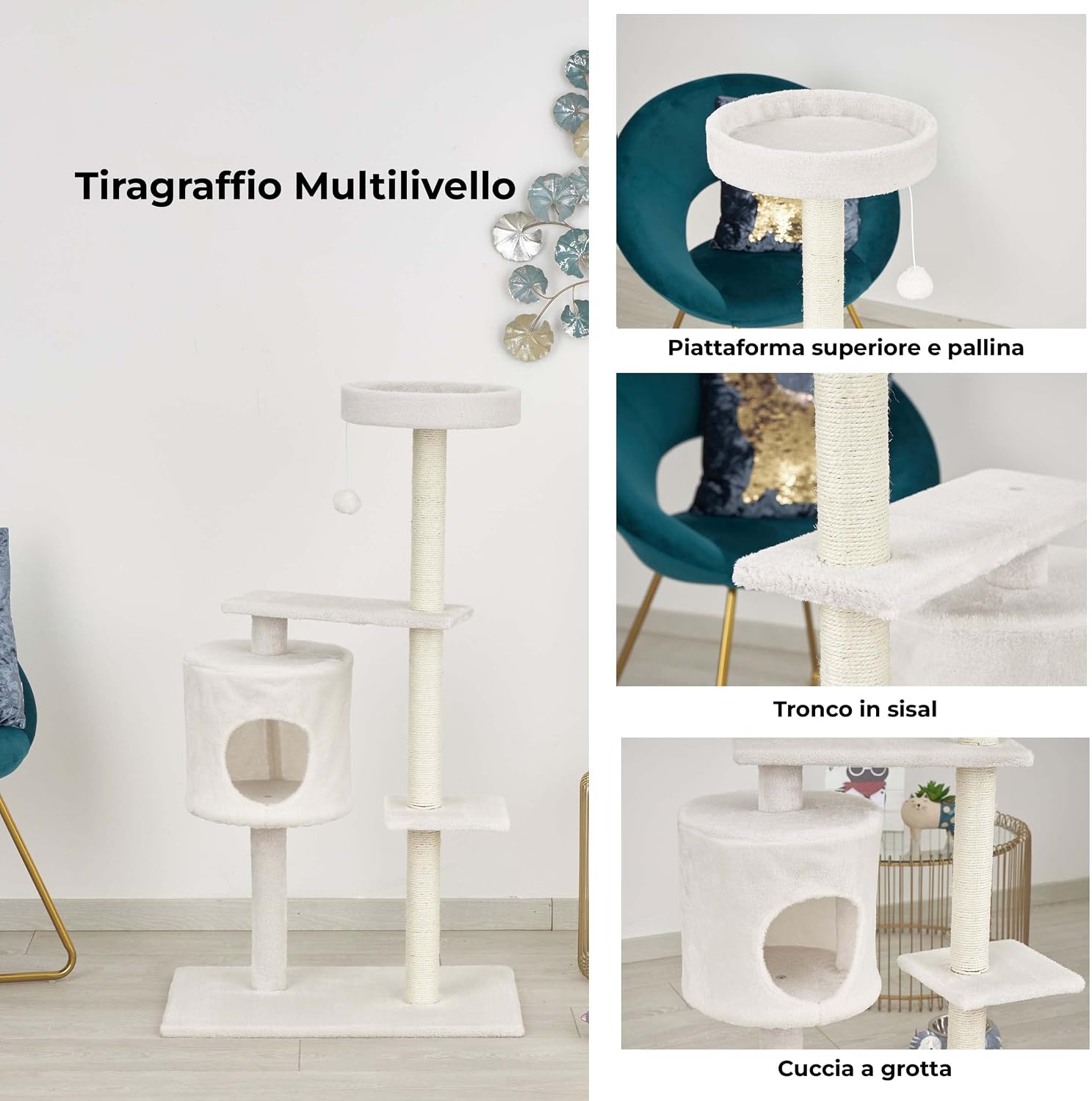 Detalle de Baroni Home tiragraffi a 3 piani 105 cm