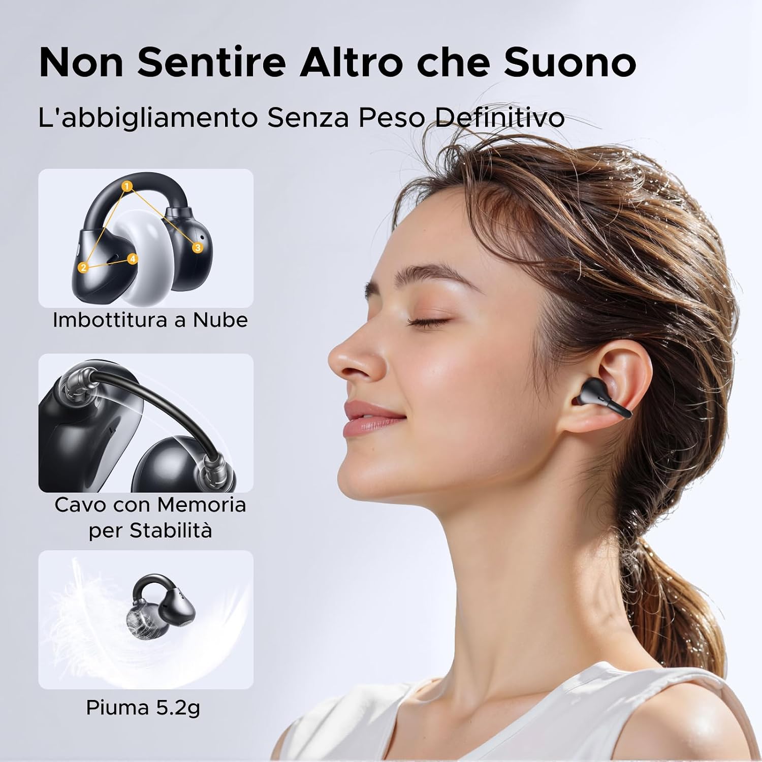 Detalle 2 de UGREEN HiTune S3 Pro cuffie true wireless 30H riproduzione