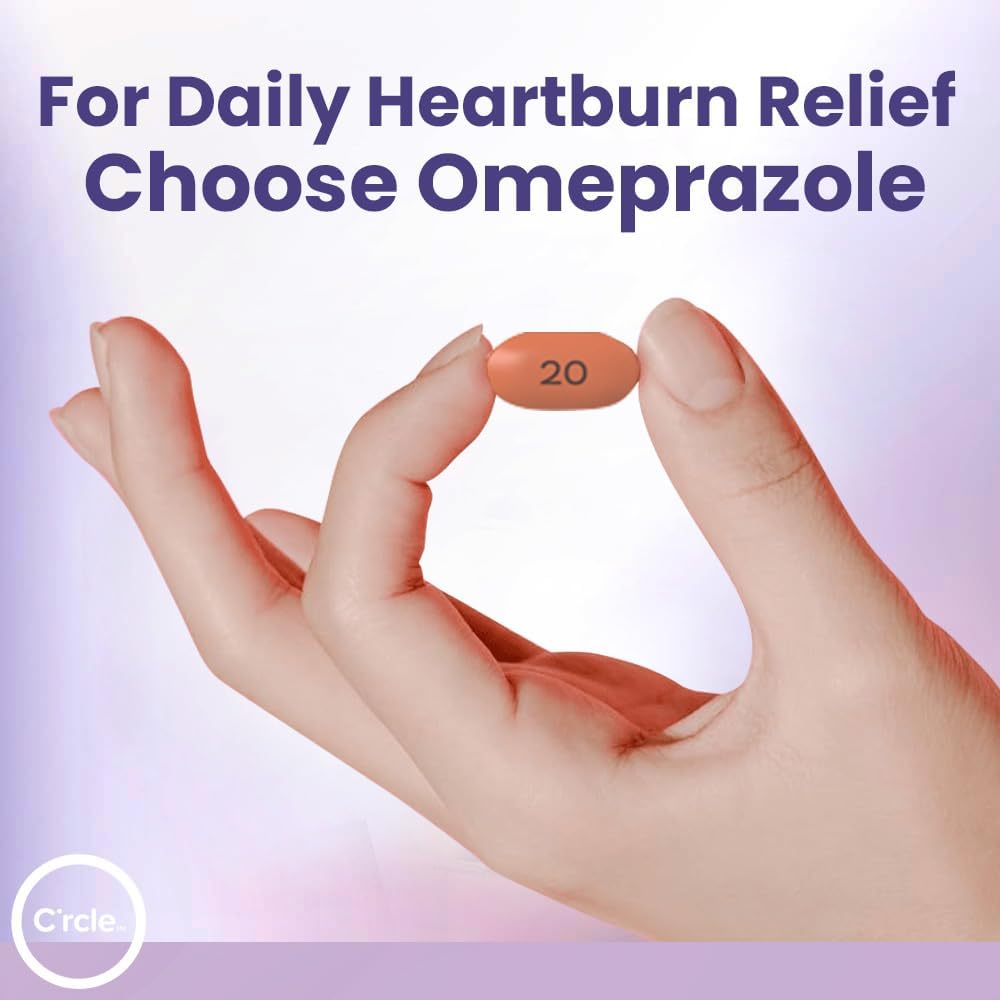Thumbnail 6 de C'rcle Omeprazole 20 mg Delayed-Release Tablets, 84 Count, 6 Bottles