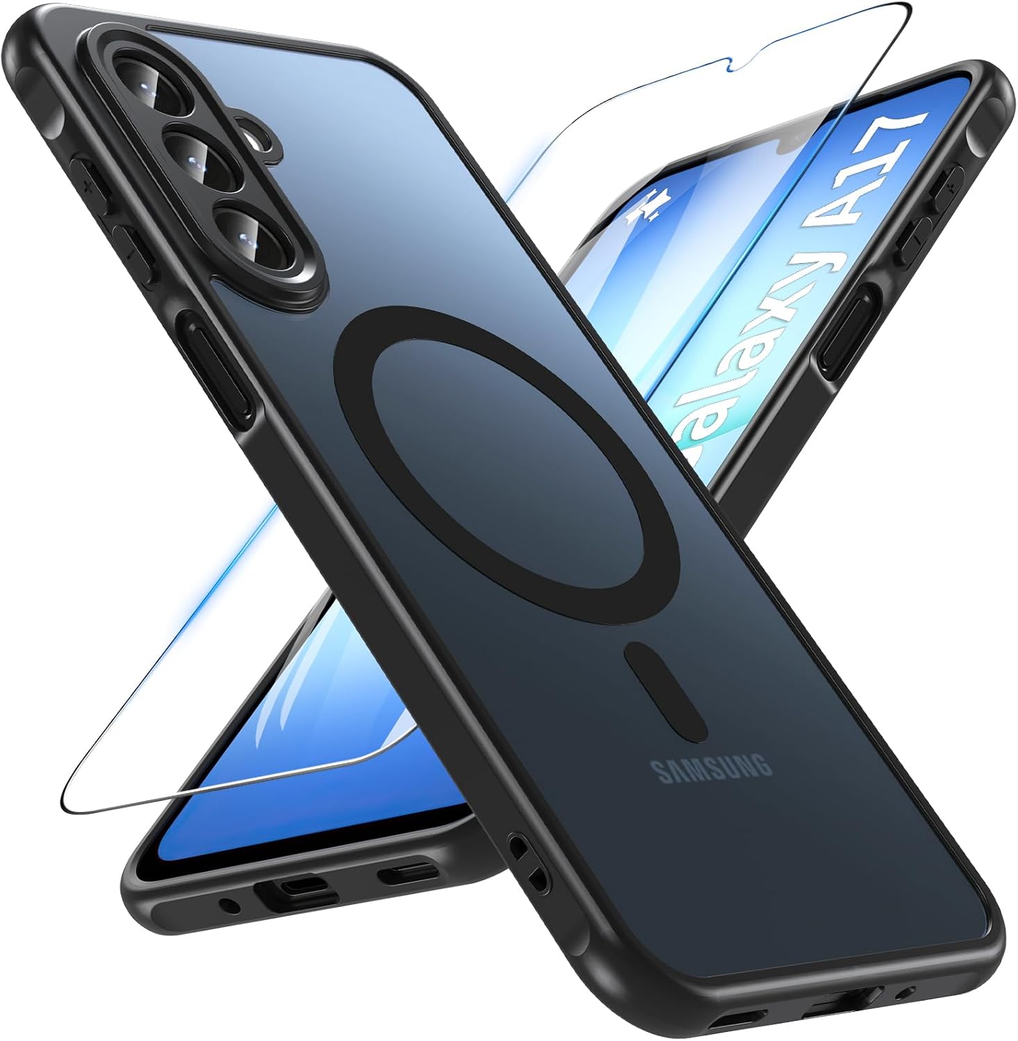 Detalle de Hensinple Samsung Galaxy A17 Magnetic Case with Screen Protector
