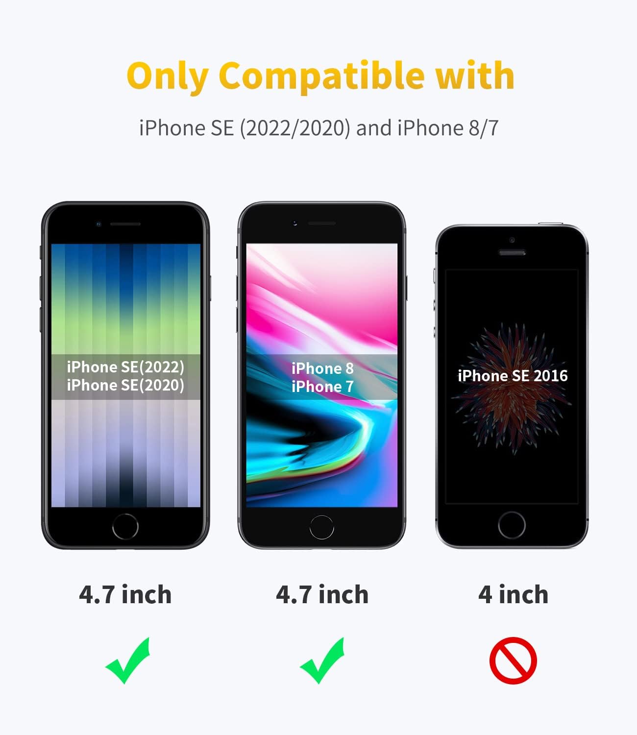 Detalle 2 de UNBREAKcable iPhone SE 2022 4.7" tempered glass protector