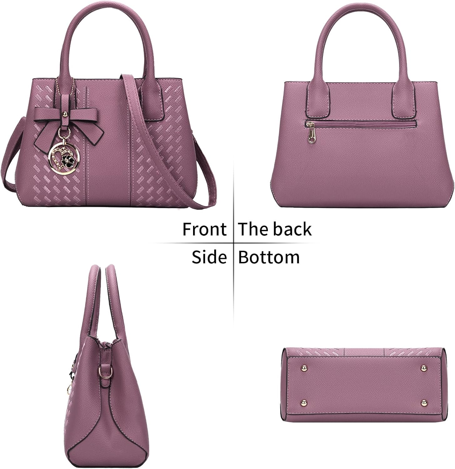Detalle 2 de ACNCN Ladies Handbag Satchel Tote 26cm