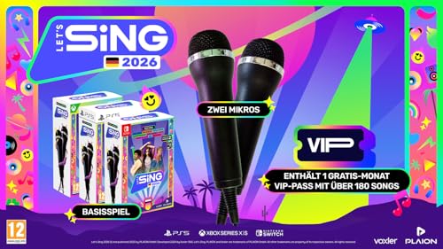 Thumbnail 1 de Let's Sing 2026 German Version [+ 2 Mics] (Switch) – PLAION