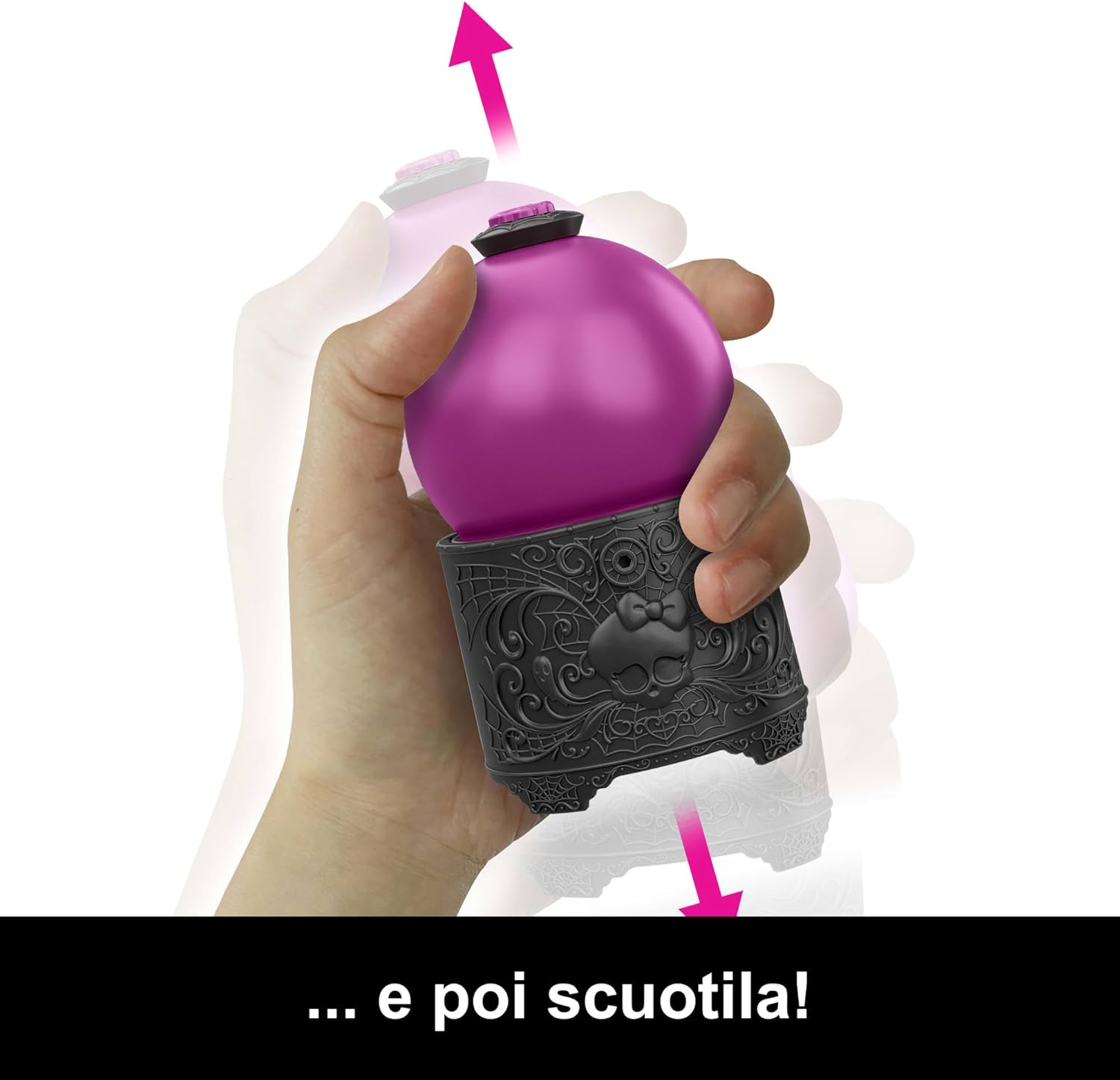 Thumbnail 2 de Monster High Potions – Sfera di Cristallo (JCX99), mini bambola a sorpresa con effetto cambia colore in acqua e accessori