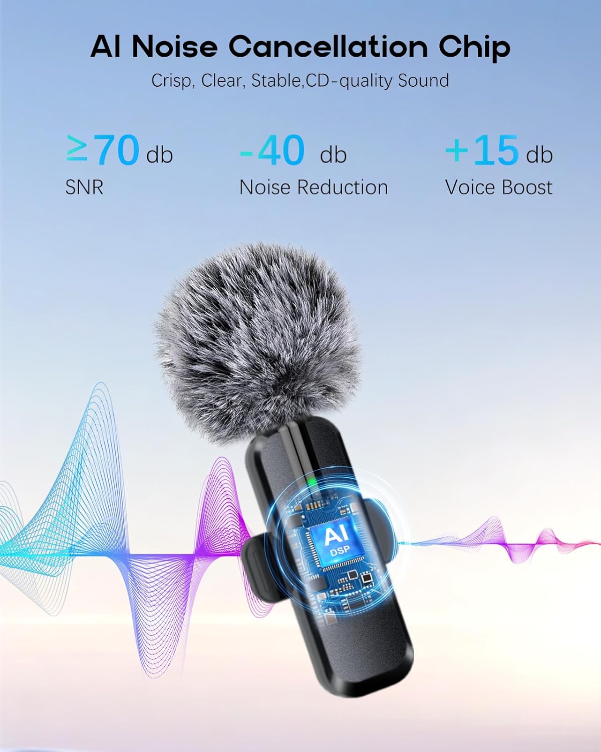 Detalle de 2-Pack Lavalier Microphone for iPhone