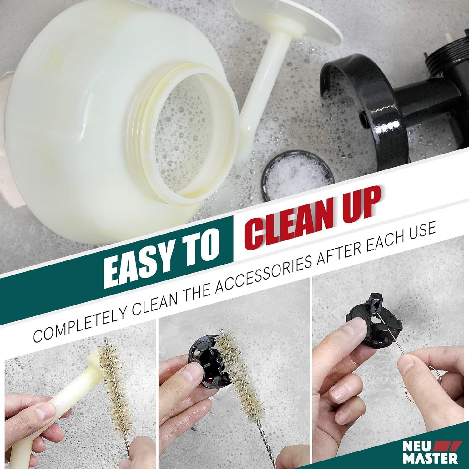 Thumbnail 6 de NEU MASTER Paint Sprayer: 4-nozzle HVLP for DIY Home Interior & Exterior Projects