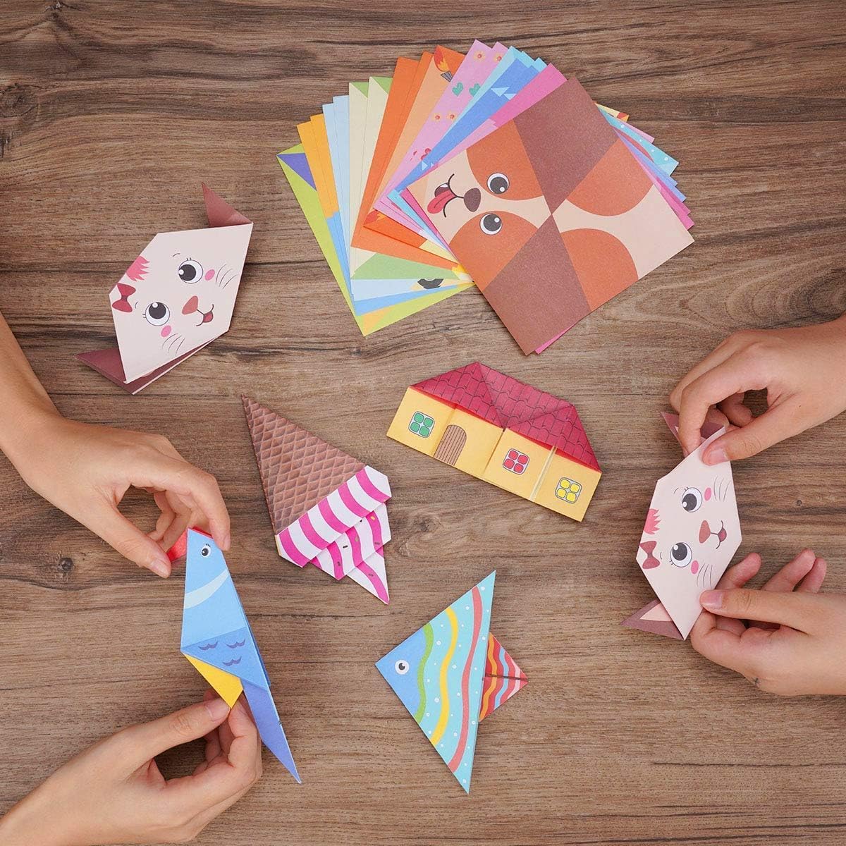 Thumbnail 6 de hapray Origami Kit 98 sheets — kids craft set 🧩