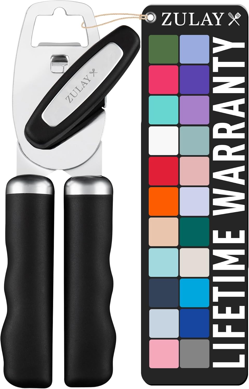 Detalle de Zulay Kitchen Heavy Duty Can Opener with Bottle Opener 🍴