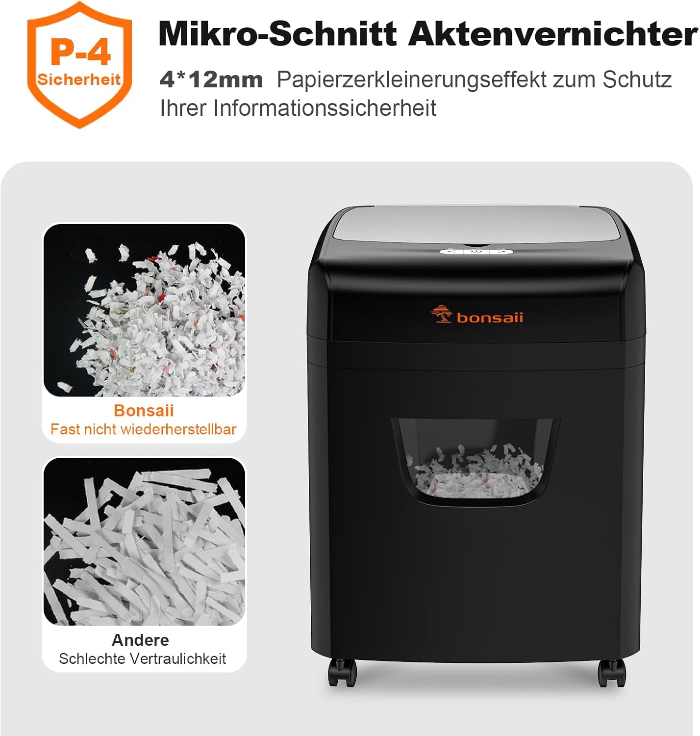 Thumbnail 2 de bonsaii C233-B Aktenvernichter 23 L 📄