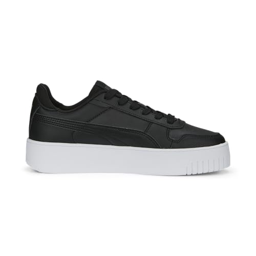 Detalle 2 de PUMA Women Carina Street Scarpe da ginnastica – Black Rose Gold White Metallic, 37 EU