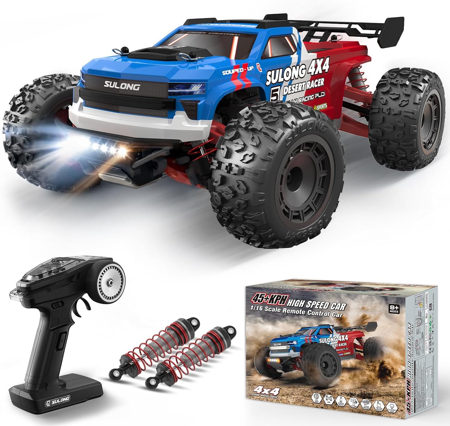 Detalle de Tigora 4WD RC truck, 45 KPH