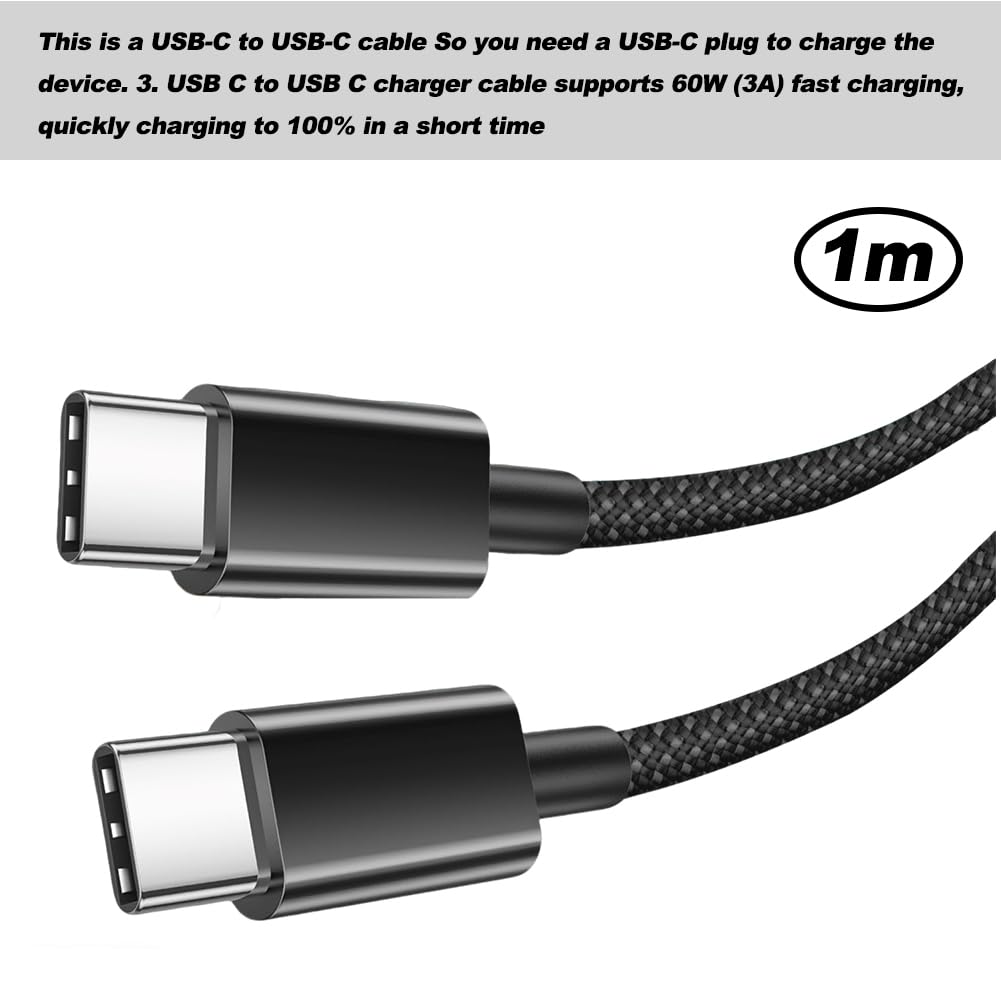 Thumbnail 2 de Zernavith USB C Charger Cable 1m 60W