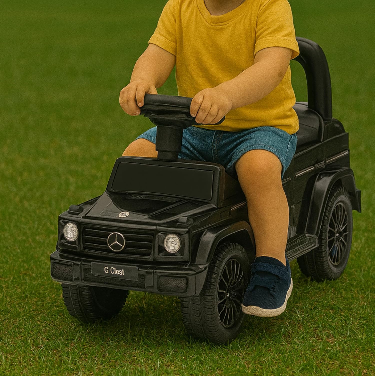 Detalle de Baroni Toys SUV Mercedes Ride-On pour Enfants 1–4 ans – phares LED, sons réalistes et rangement