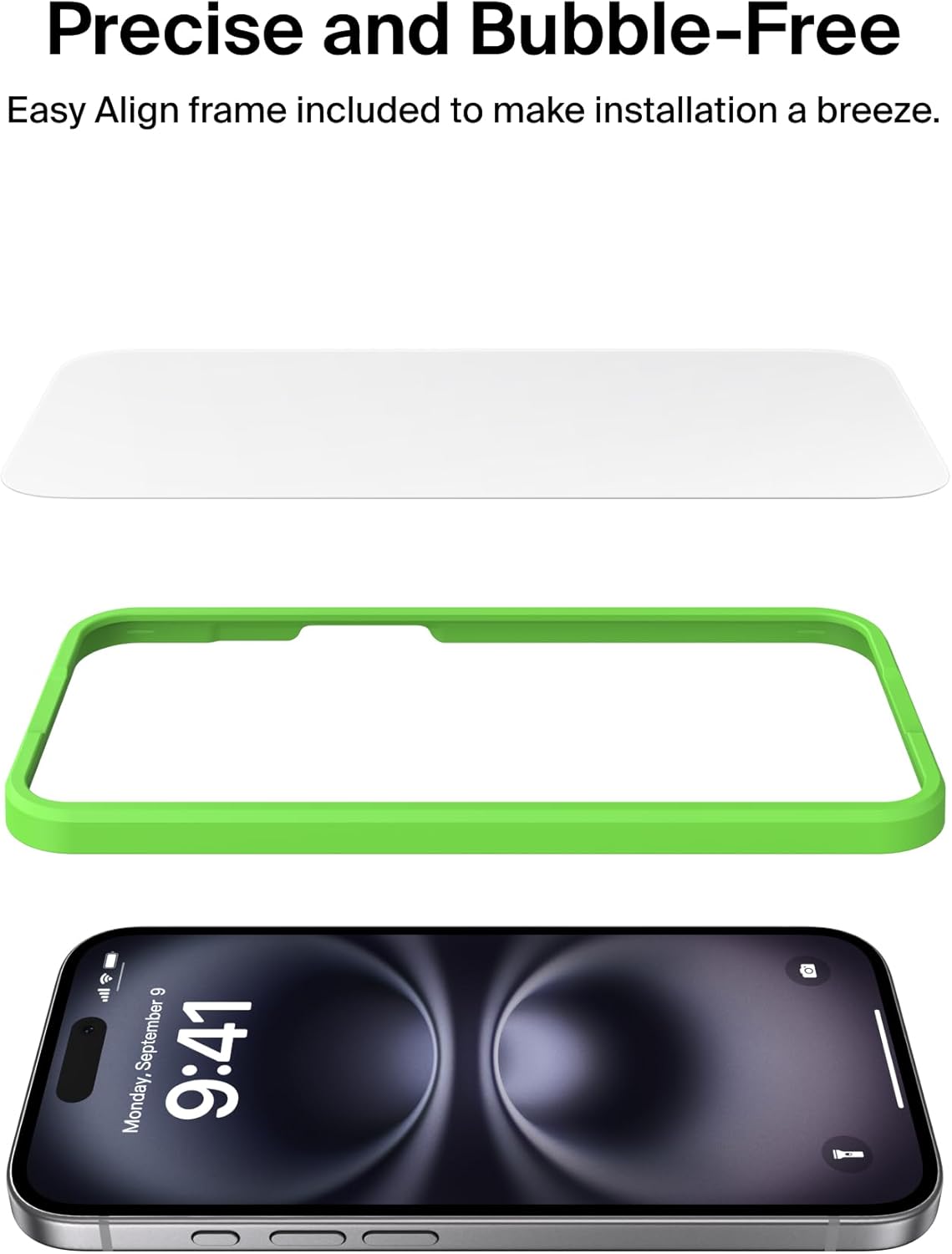 Thumbnail 6 de Belkin ScreenForce TemperedGlass 2-pack for iPhone 17 Pro Max