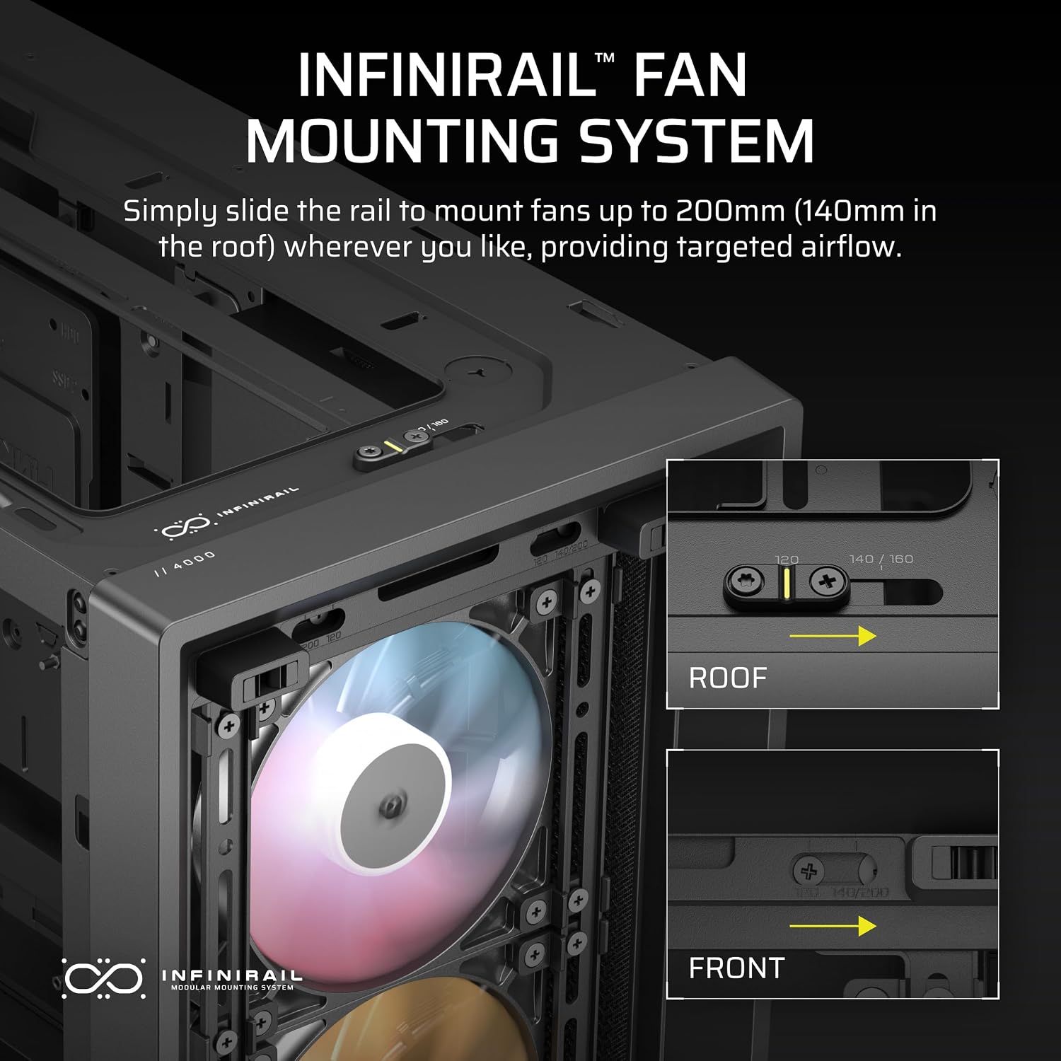 Thumbnail 5 de CORSAIR FRAME 4000D RS ARGB Mid-Tower PC Case