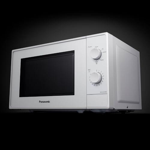 Thumbnail 8 de Panasonic NN-E20JWMEBG Mikrowellenofen mit Glasteller, 20L, 800W, Auftaufunktion, 5 Leistungsstufen, Weiß – 2025 Modell