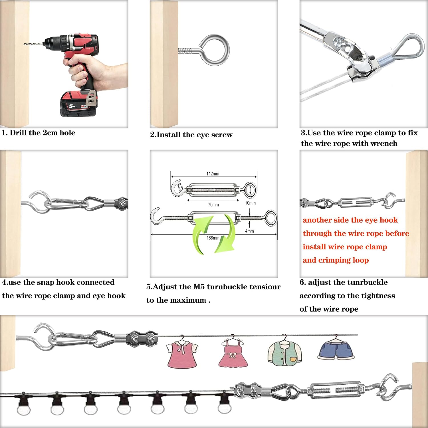 Detalle 2 de GZFTMKOBNS 2MM Garden Wire Kit